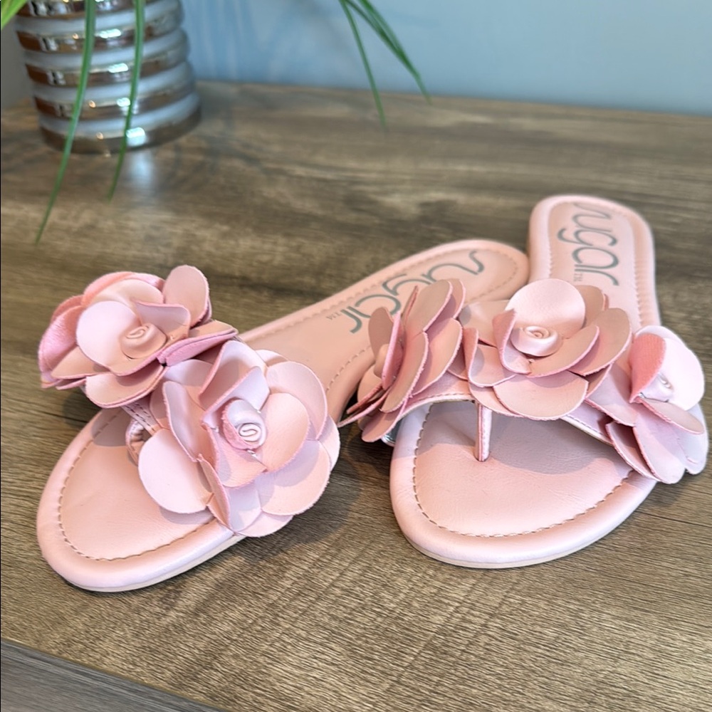 Pink Floral Women's Sandals